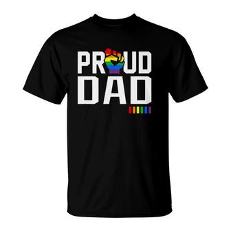 Proud Dad Gay Pride Month Lgbtq T-Shirt - Seseable