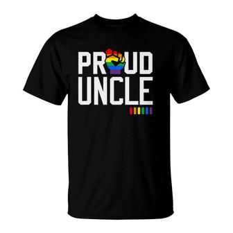 Proud Uncle Gay Pride Month Lgbtq T-Shirt - Seseable