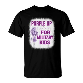 Purple Up For Military Kids - Month Of The Military Child T-Shirt - Seseable