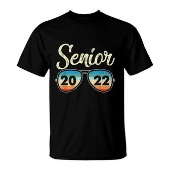 Qwp Retro Senior 2022 Class Of 2022 Teacher Graduation T-Shirt - Seseable