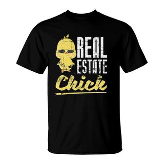 Realtor Chick Funny Real Estate Agent Women Real Estate T-Shirt - Seseable