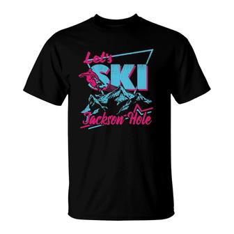 Retro Jackson Hole Ski Vintage 80S Ski Outfit T-Shirt | Mazezy