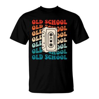 Retro Old School Mixtape Funny 80S 90S Style T-Shirt - Seseable