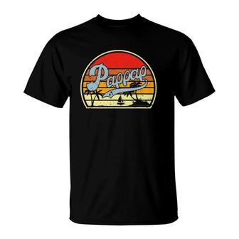 Retro Pappap 1 Best Fathers Day Gifts For Grandpa T-Shirt - Seseable