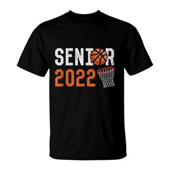 Senior 2022 Basketball Graduation Senior Class 2022 T-Shirt - Seseable
