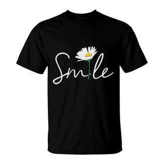 Smile Beautiful Flower Flordia Impression Gift T-Shirt - Seseable