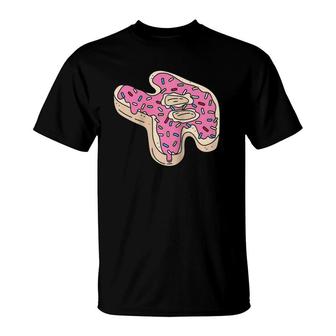 Smosh Donut Arrow Raglan Baseball Tee T-Shirt | Mazezy