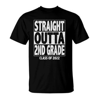 Straight Outta 2Nd Grade School Graduate 2022 Second Grade T-shirt - Thegiftio UK
