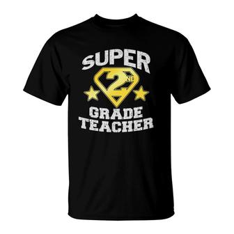 Super 2Nd Grade Teacher Hero T-Shirt - Seseable