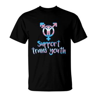 Support Trans Youth Protect Kids Lgbt Transgender Pride T-Shirt - Seseable