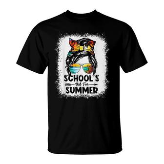 Teacher End Of Year Schools Out For Summer Last Day T-Shirt - Seseable