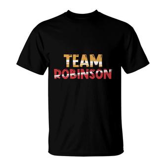 Team Robinson Lifetime Member Surname Family Last Name Gift T-Shirt - Seseable