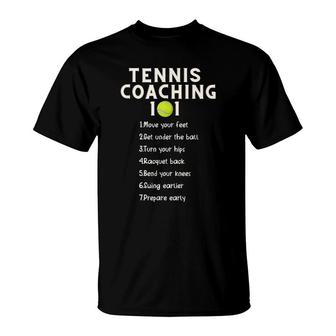 Tennis Coaching Best Tennis Coaching Tips T-Shirt - Seseable