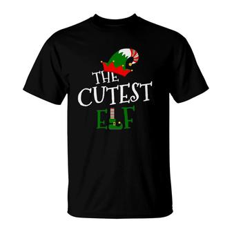 The Cutest Elf Family Matching Group Gift Christmas Costume T-Shirt | Seseable UK