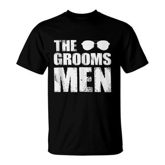 The Groomsmen Bachelor Party Stag Groom Gag Mens Funny T-Shirt - Seseable