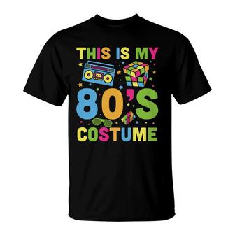 This Is My 80S Costume Rubik Mixtape Music Party 80S 90S Style T-Shirt - Seseable
