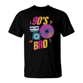 This Is My 90S Bro Music Mixtape Dance Lovers 80S 90S Style T-Shirt - Seseable