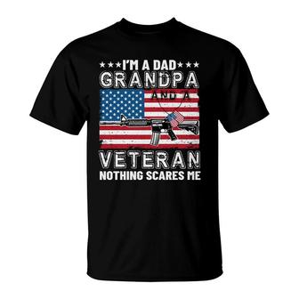 Veteran 2022 Im A Dad Grandpa Veteran T-Shirt - Seseable