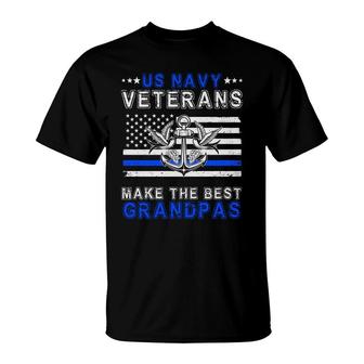 Veteran 2022 Us Navy Veterans Make The Best Grandpas T-Shirt - Seseable