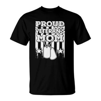 Veteran Proud Mom Tees Women Grandma Mama Soldier Gift T-Shirt - Seseable