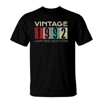 Vintage 1992 Limited Edition 30 Years Old 30Th Birthday T-Shirt - Seseable