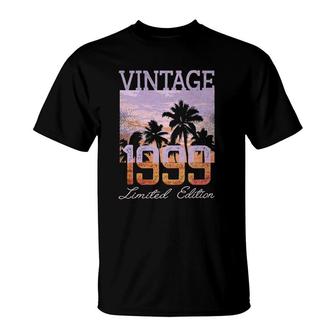 Vintage 1999 Limited Edition 22Nd Birthday 22 Years Old Gift T-Shirt - Seseable