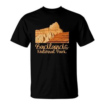 Vintage National Park Badlands National Park T-Shirt - Seseable