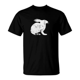 Vintage Rabbit Classic Distressed Rabbi T-Shirt - Monsterry
