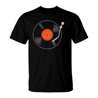 Vinyl Music Lover Dj Vinyl Record T-Shirt | Mazezy