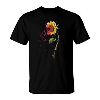 Williams Syndrome Awareness Sunflower T-shirt - Thegiftio UK
