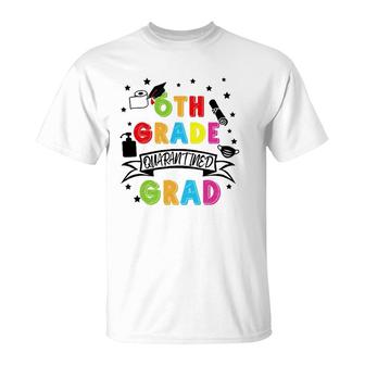 6Th Grade Graduation Quarantine Gifts Senior 2021 Graduate T-Shirt - Seseable