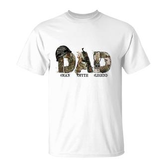 Amazing Dad Man Myth Legend Hero Dad T-Shirt - Seseable