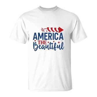 America The Beautiful July Independence Day 2022 T-Shirt - Seseable