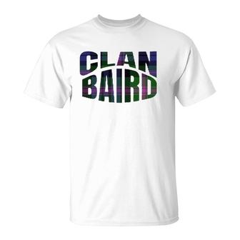 Baird Clan Kilt Tartan Namesake Scotland T-Shirt | Mazezy CA