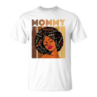 Black Smart Mom Afro African American Mother Day T-shirt - Thegiftio UK