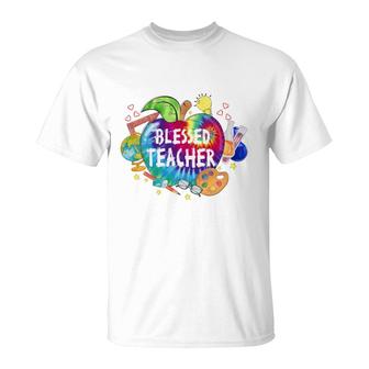 Blessed Teacher With A Lot Of Useful And Interesting Subject Knowledge T-Shirt - Seseable