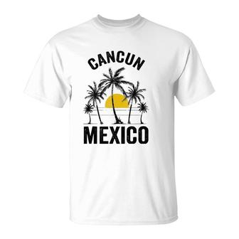 Cancun Beach Souvenir Mexico 2021 Vacation Family T-Shirt - Seseable