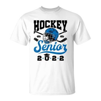 Class Of 2022 Hockey Senior Graduation Grad Graduate T-Shirt | Seseable UK