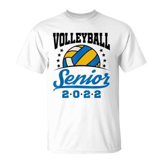 Class Of 2022 Volleyball Senior Graduation Grad Graduate T-Shirt - Seseable