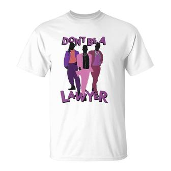 Crazy Ex Girlfriend Dont Be A Lawyer Trio Silhouette V-Neck T-shirt - Thegiftio UK