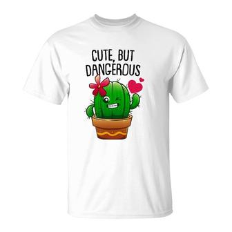 Cute Cactus Gift For Women Girls Plant Lovers Funny Cacti T-Shirt | Mazezy