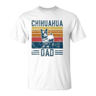 Dog Chihuahua Dad - Vintage Chihuahua Dad T-Shirt | Mazezy