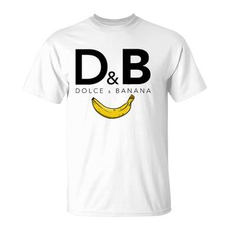 Dolce & Banana Funny Fashion Bananas Gift For Vegan T-Shirt | Mazezy