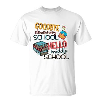 Elementary School End Of Year Graduation Middle T-Shirt - Seseable