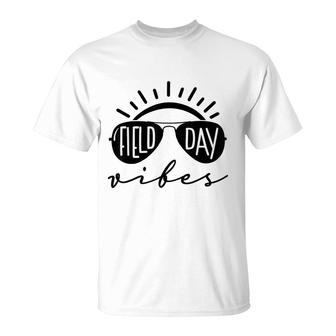 Field Day Vibes Funny For Teacher Kids Field Day 2022 T-Shirt - Seseable