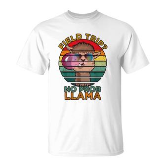Field Trip No Prob Llama Fun Field Day Teachers And Students T-shirt - Thegiftio UK