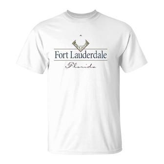 Fort Lauderdale Florida Golf Lover Gift T-Shirt | Mazezy