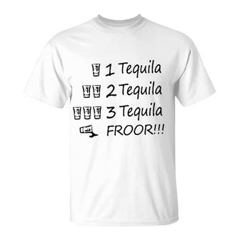 Funny 3 Tequila Froor Cup 2022 Trend T-Shirt - Seseable