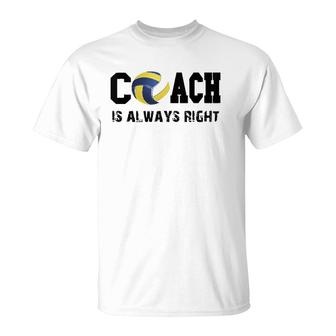 Funny Volleyball Coach Gifts Gift For Volleyball Coach T-Shirt | Mazezy