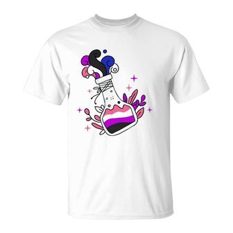 Genderfluid Potion Genderfluid Pride T-Shirt | Mazezy